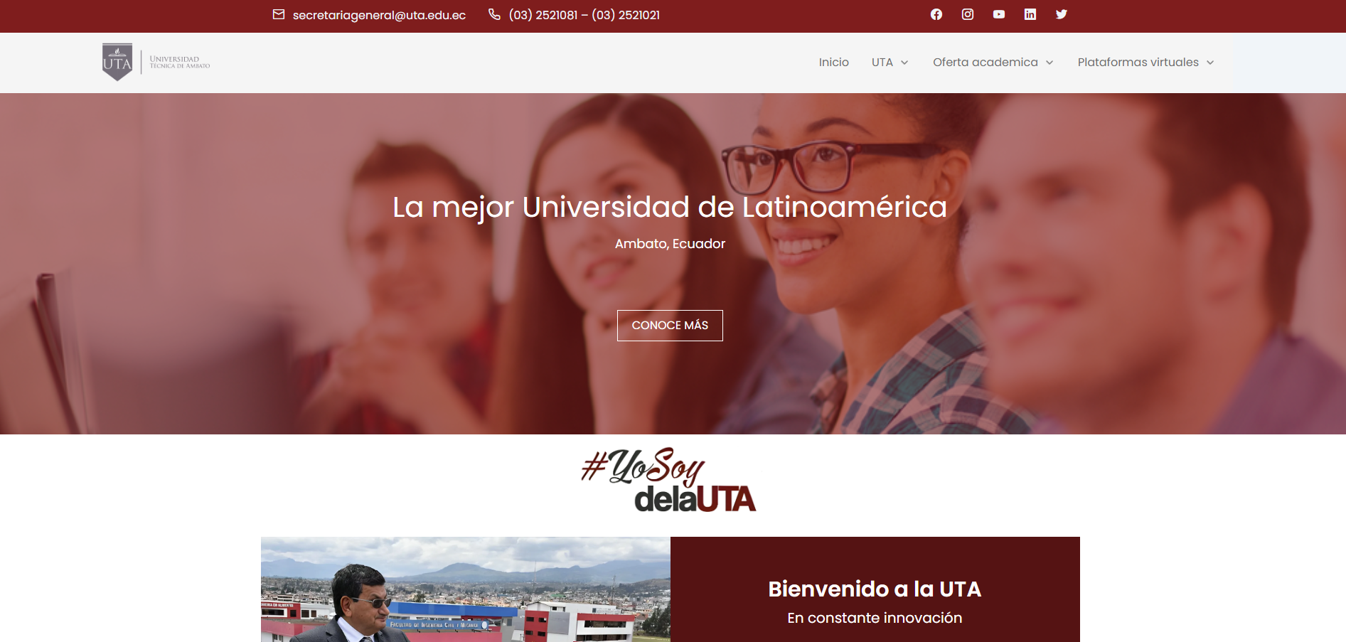 UTA Home Page Redesign